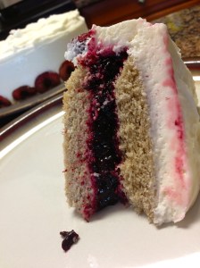 Allspice cake with cherry filling - Alex Marie Lombino